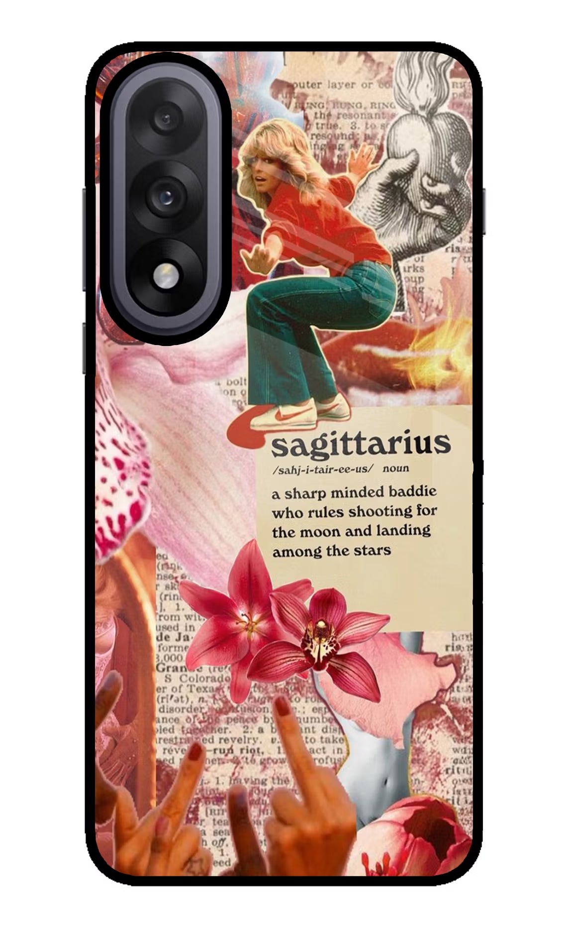 Sagittarius Zodiac OnePlus Nord 5 Glass Case Back Cover by Casekaro