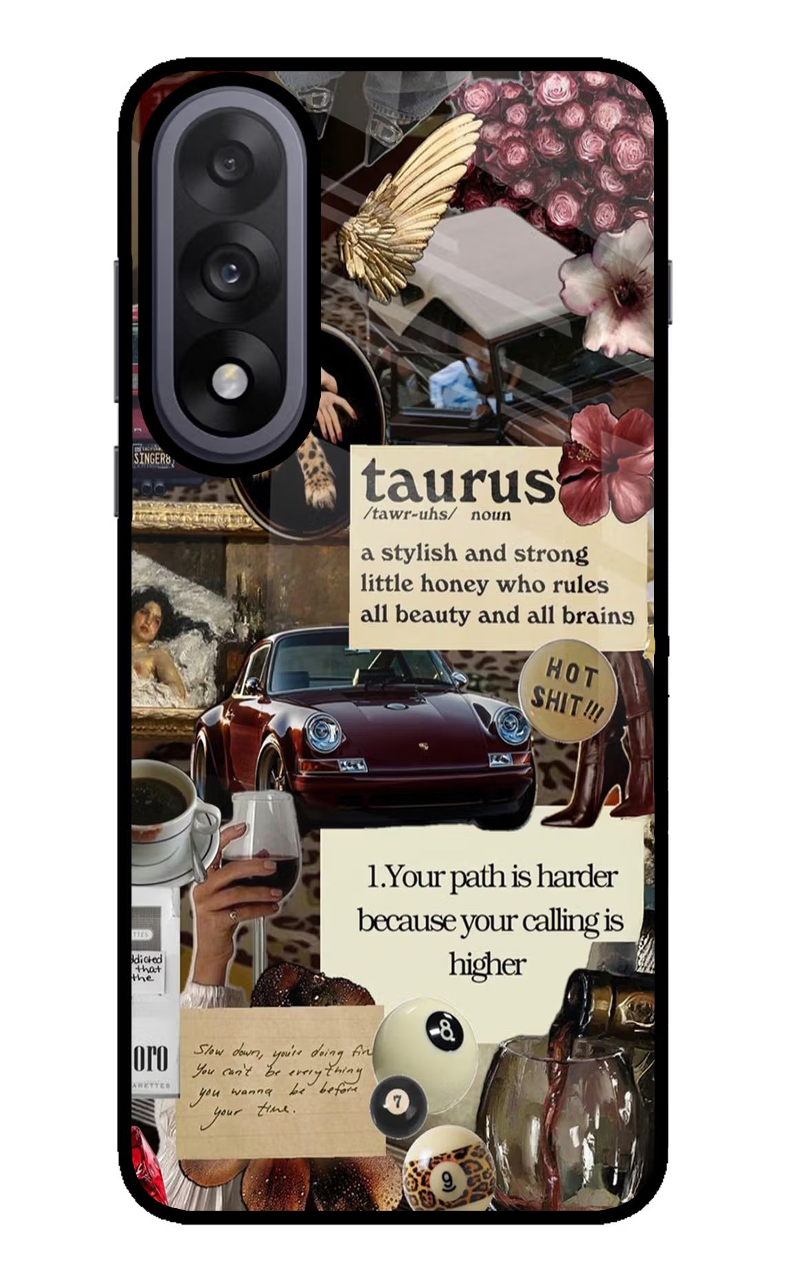 Taurus Zodiac OnePlus Nord 5 Glass Case Back Cover by Casekaro
