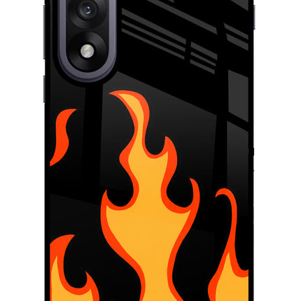 Fired Up – Black OnePlus Nord 5 Glass Case