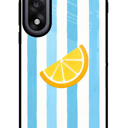 Summer Lemon OnePlus Nord 5 Glass Case Back Cover by Casekaro