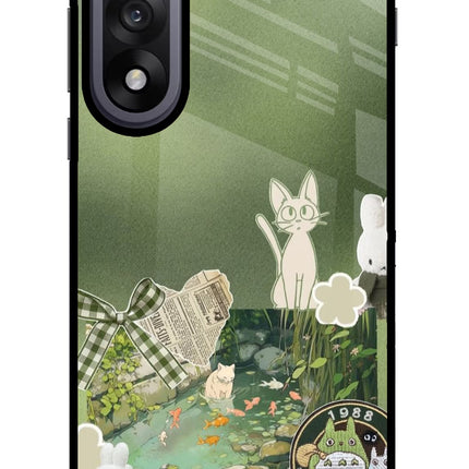 Aesthetic anime OnePlus Nord 5 Glass Case