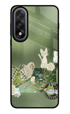 Aesthetic anime OnePlus Nord 5 Glass Case