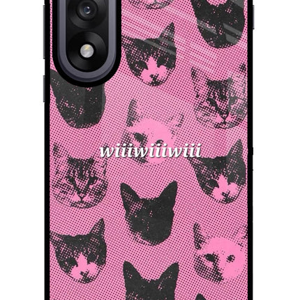 Pink Cats OnePlus Nord 5 Glass Case