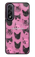 Pink Cats OnePlus Nord 5 Glass Case