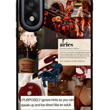 Zodiac Aries OnePlus Nord 5 Glass Case