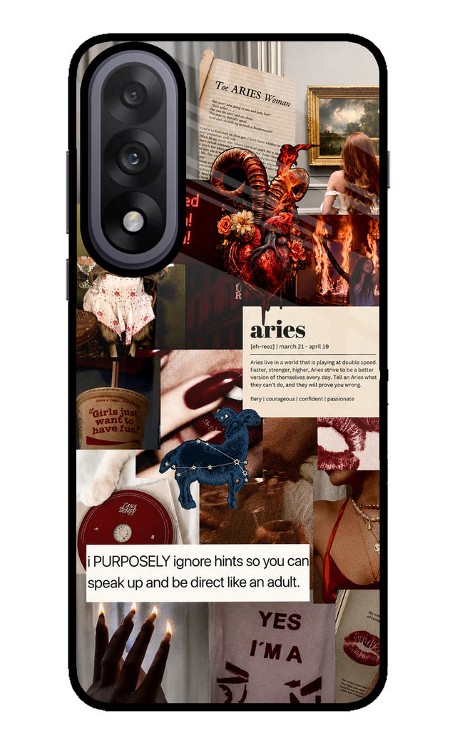 Zodiac Aries OnePlus Nord 5 Glass Case