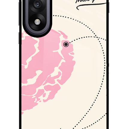 Miss Orbit OnePlus Nord 5 Glass Case Back Cover by Casekaro
