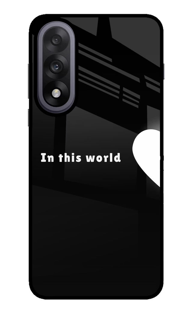 This World OnePlus Nord 5 Glass Case