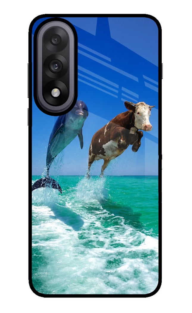 Dolphin vs Cow OnePlus Nord 5 Glass Case