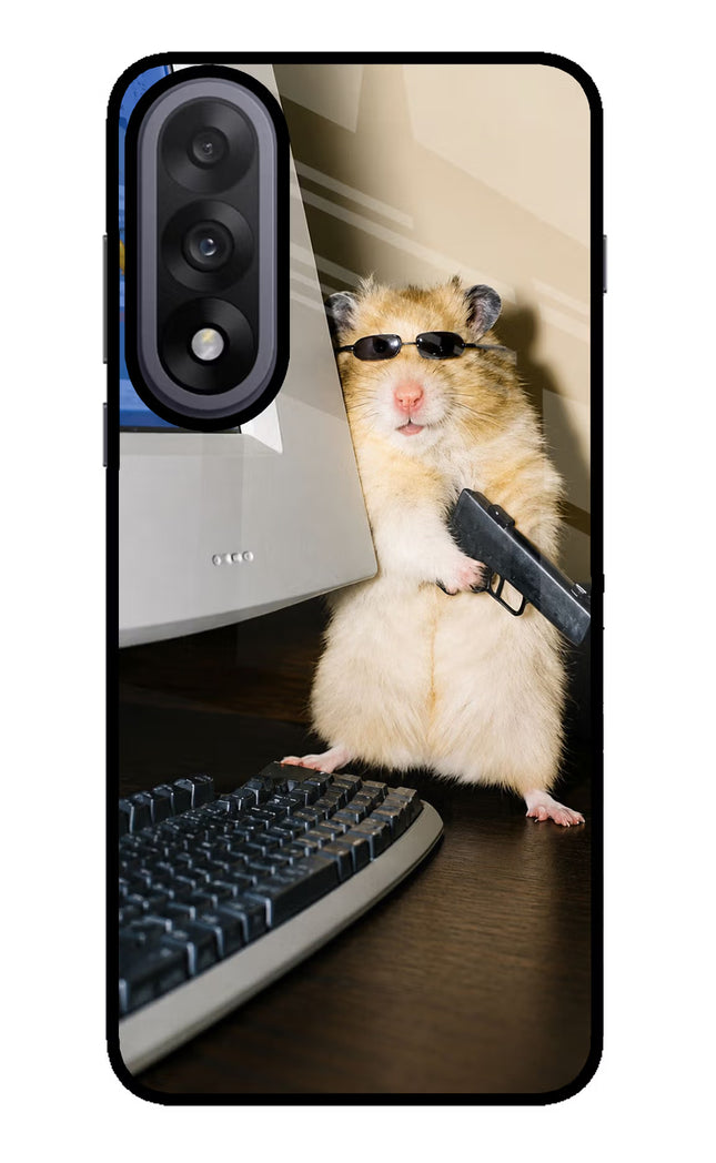 Hacker Hamster OnePlus Nord 5 Glass Case