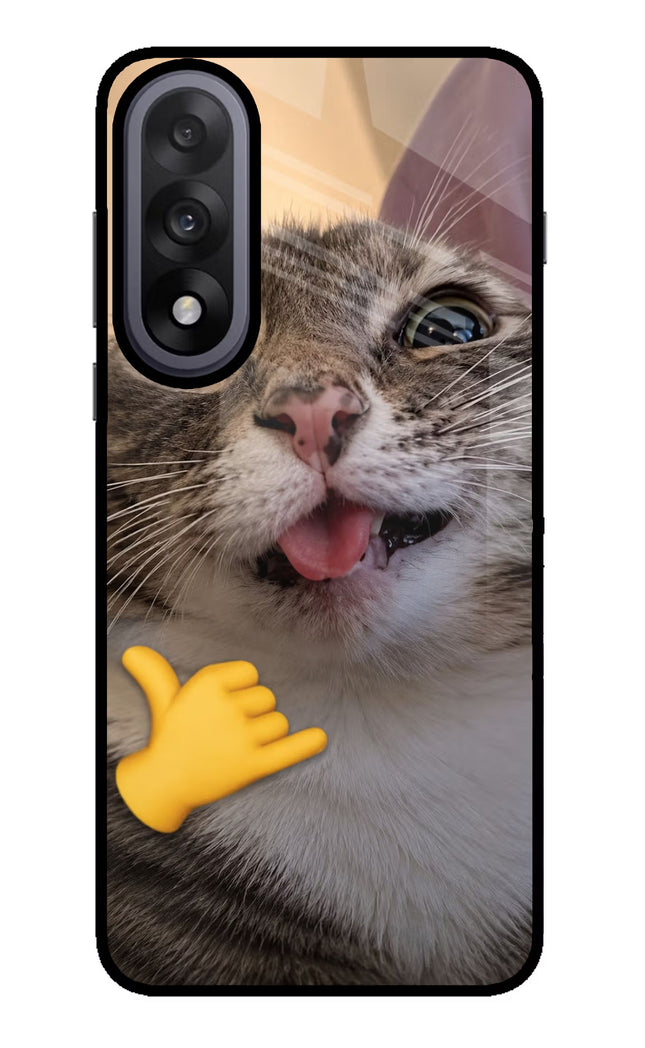 Silly Cat Call OnePlus Nord 5 Glass Case