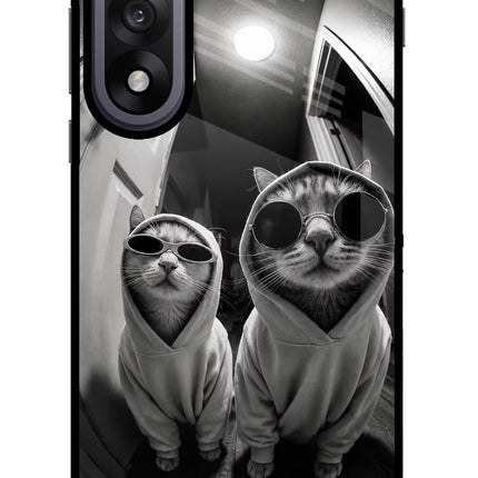 Hood Cats OnePlus Nord 5 Glass Case Back Cover by Casekaro
