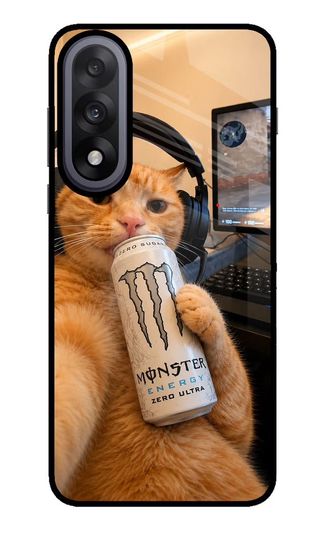 Gamer Cat Energy OnePlus Nord 5 Glass Case