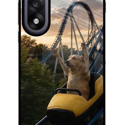 Rollercoaster Dog OnePlus Nord 5 Glass Case