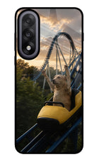Rollercoaster Dog OnePlus Nord 5 Glass Case