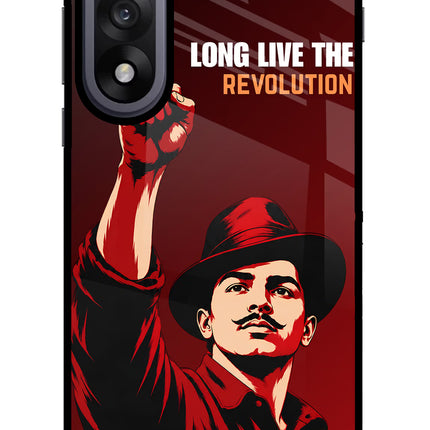 Bhagat Singh Revolution OnePlus Nord 5 Glass Case Back Cover by Casekaro