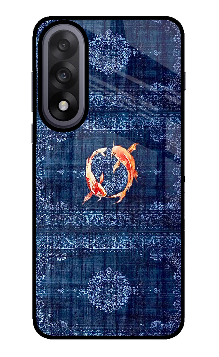 Koi Blue OnePlus Nord 5 Back Cover, Glass case