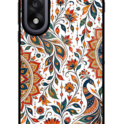 White Mayura OnePlus Nord 5 Glass Case