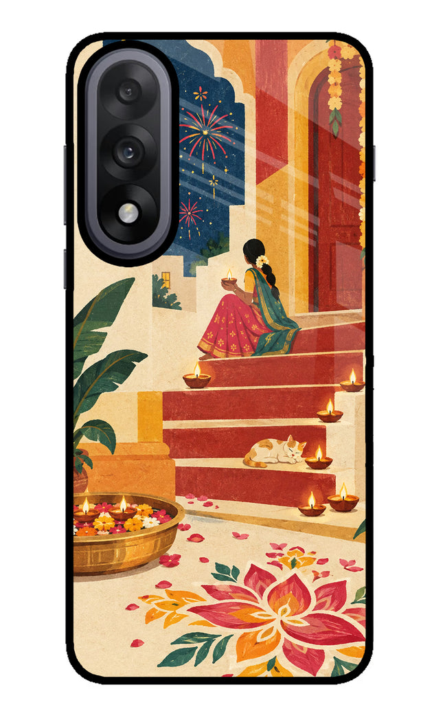 Diwali Rangoli OnePlus Nord 5 Glass Case