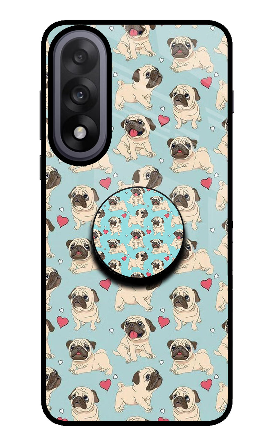 Pug Dog OnePlus Nord 5 Pop Case, Metal case