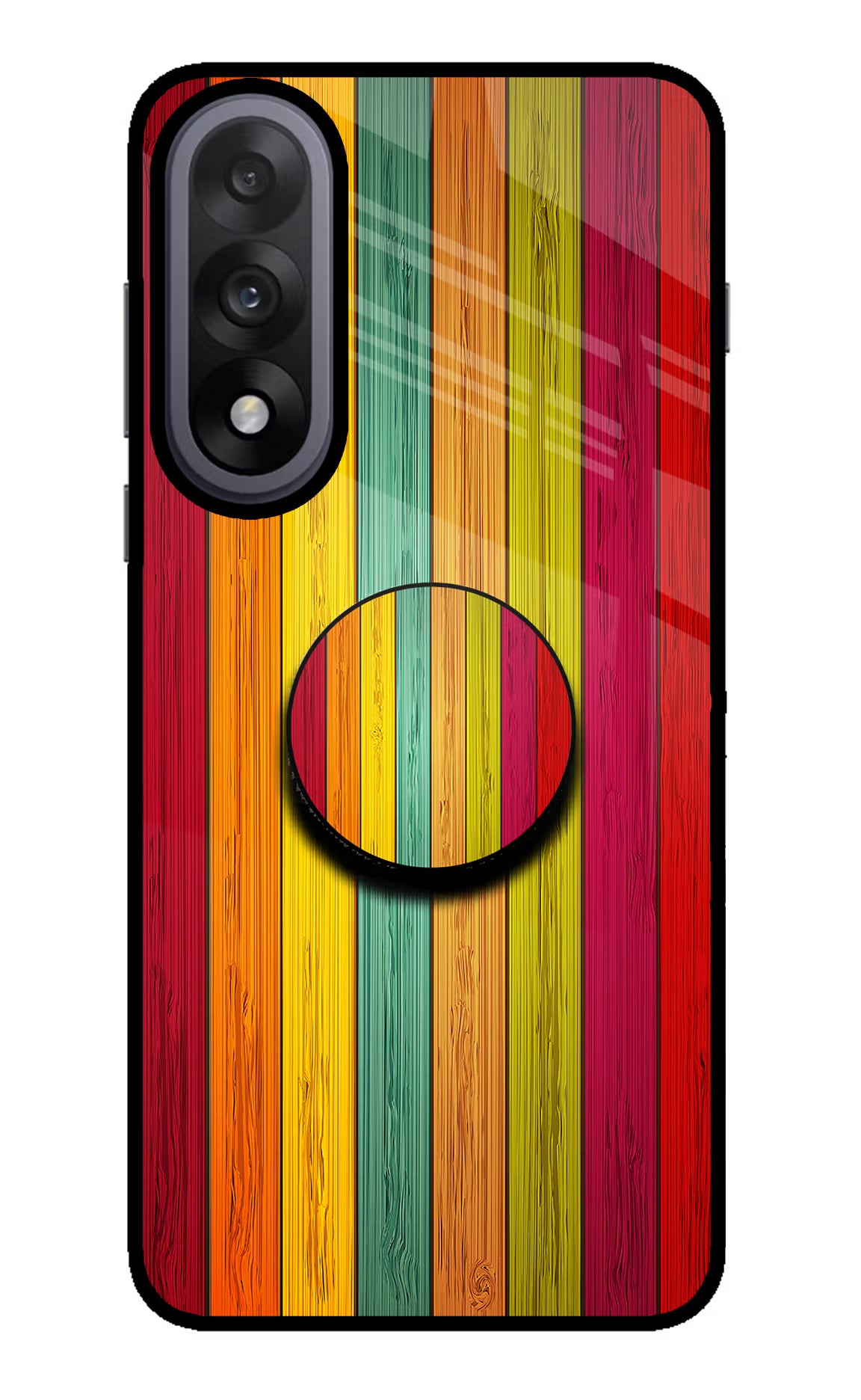 Multicolor Wooden OnePlus Nord 5 Pop Case by Casekaro