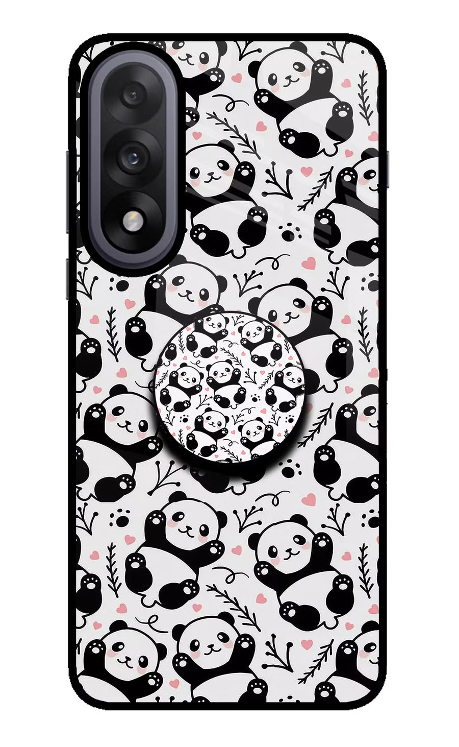 Cute Panda OnePlus Nord 5 Pop Case, Metal case