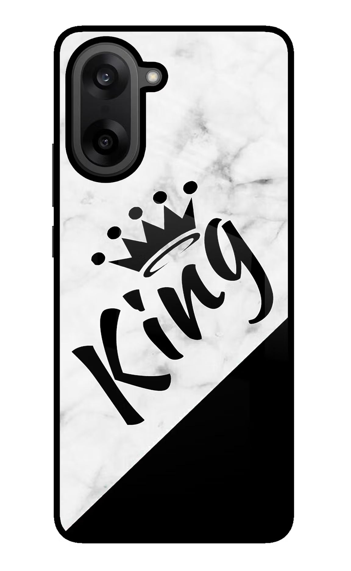 King OnePlus Nord CE5 Glass Case Back Cover by Casekaro