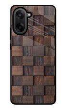 Wooden Cube Design OnePlus Nord CE5 Glass Case