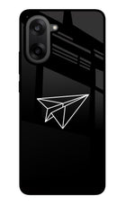 Paper Plane White OnePlus Nord CE5 Glass Case