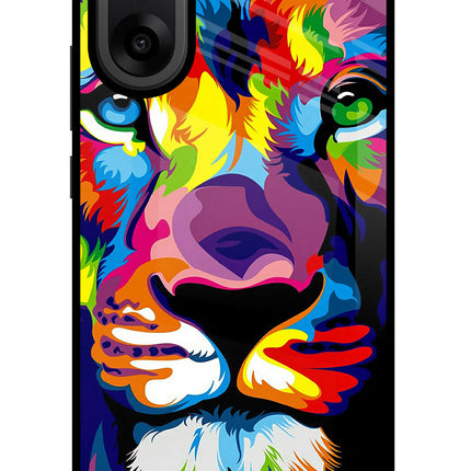 Lion OnePlus Nord CE5 Glass Case