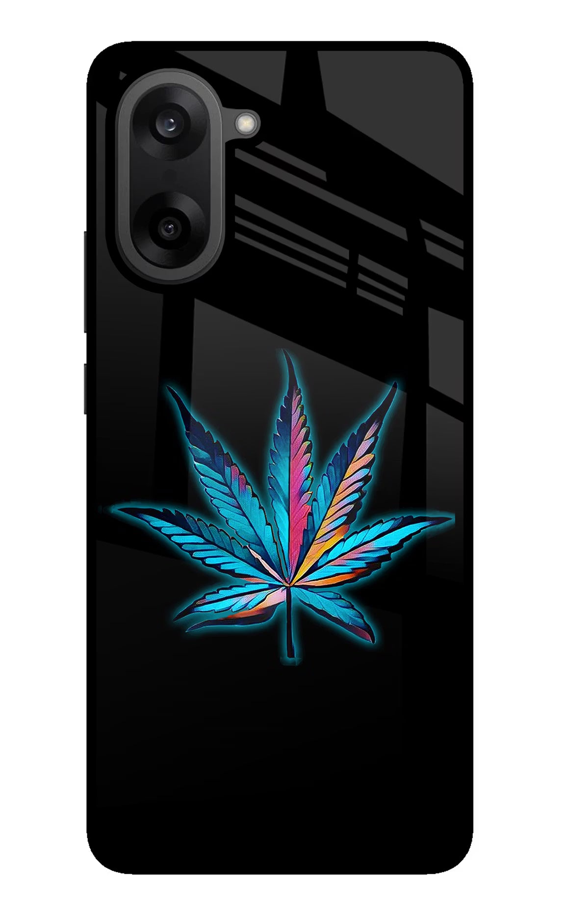 Weed OnePlus Nord CE5 Glass Case Back Cover by Casekaro