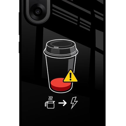Coffee OnePlus Nord CE5 Glass Case Back Cover by Casekaro