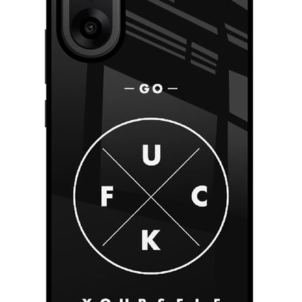 Go Fuck Yourself OnePlus Nord CE5 Glass Case Back Cover by Casekaro