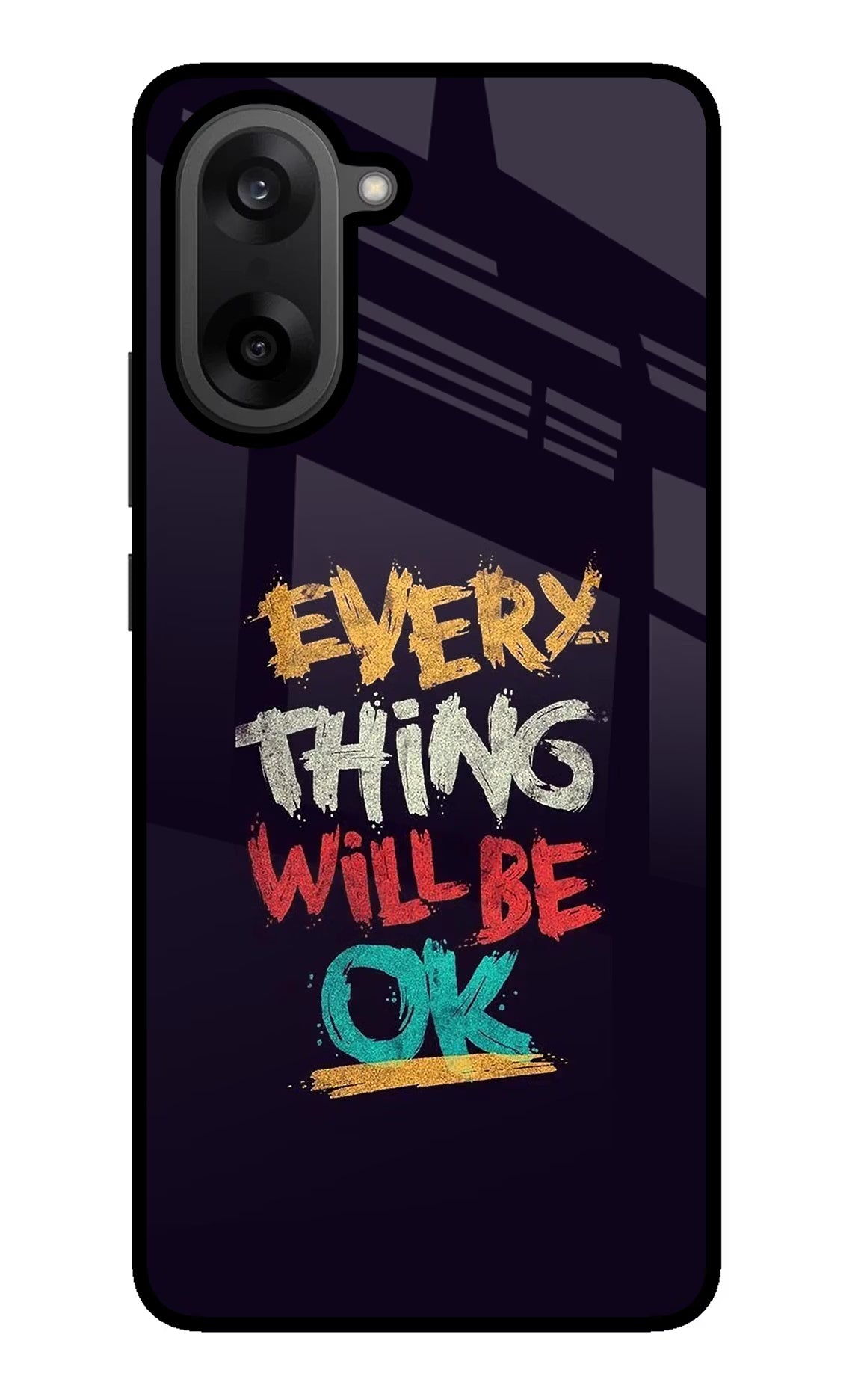 Everything Will Be Ok OnePlus Nord CE5 Glass Case Back Cover by Casekaro