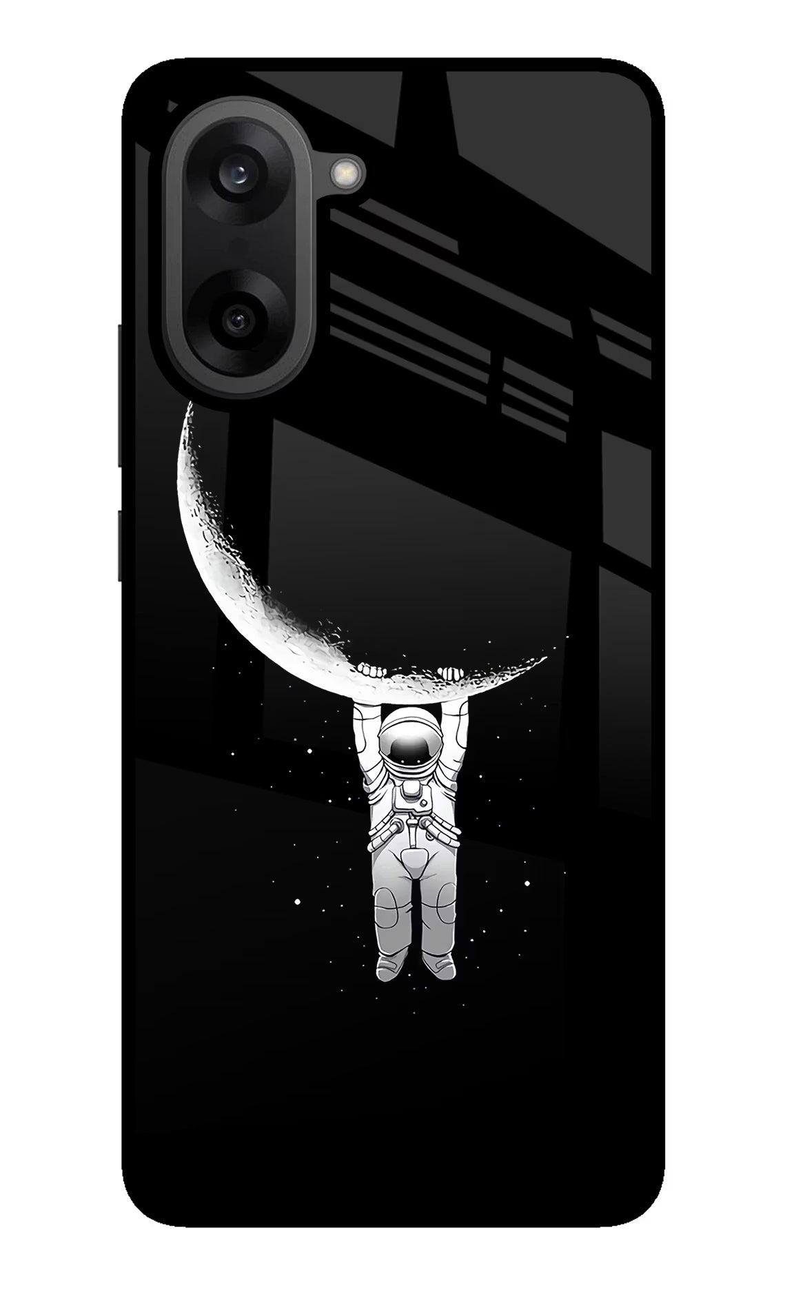 Moon Space OnePlus Nord CE5 Glass Case Back Cover by Casekaro