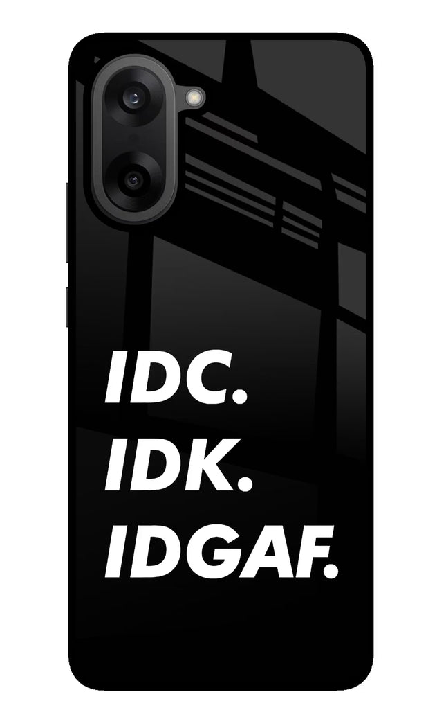 Idc Idk Idgaf OnePlus Nord CE5 Glass Case