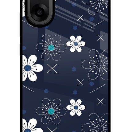 Flowers OnePlus Nord CE5 Glass Case Back Cover by Casekaro