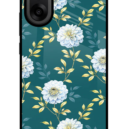 Flowers OnePlus Nord CE5 Glass Case Back Cover by Casekaro