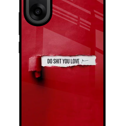 Do Shit You Love OnePlus Nord CE5 Glass Case Back Cover by Casekaro