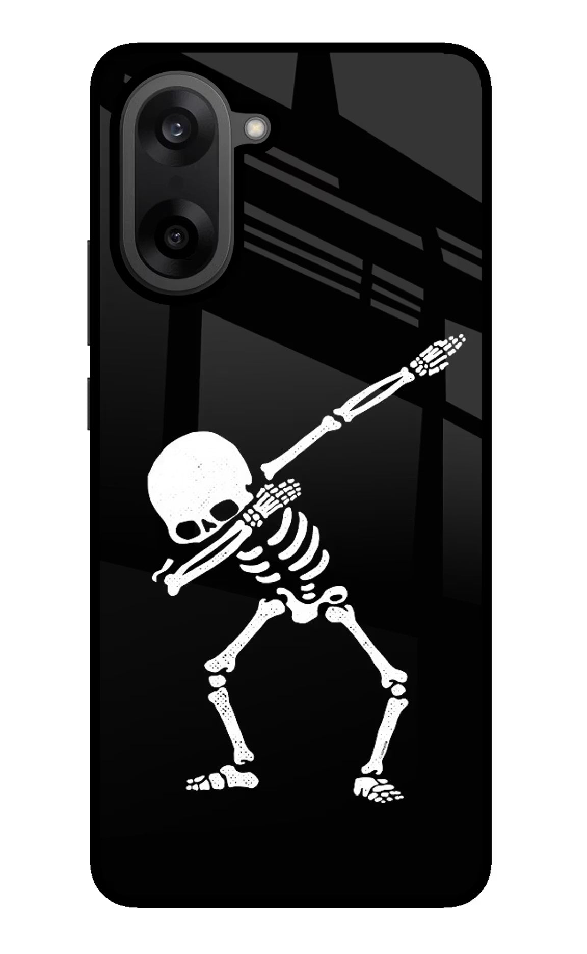 Dabbing Skeleton Art OnePlus Nord CE5 Glass Case