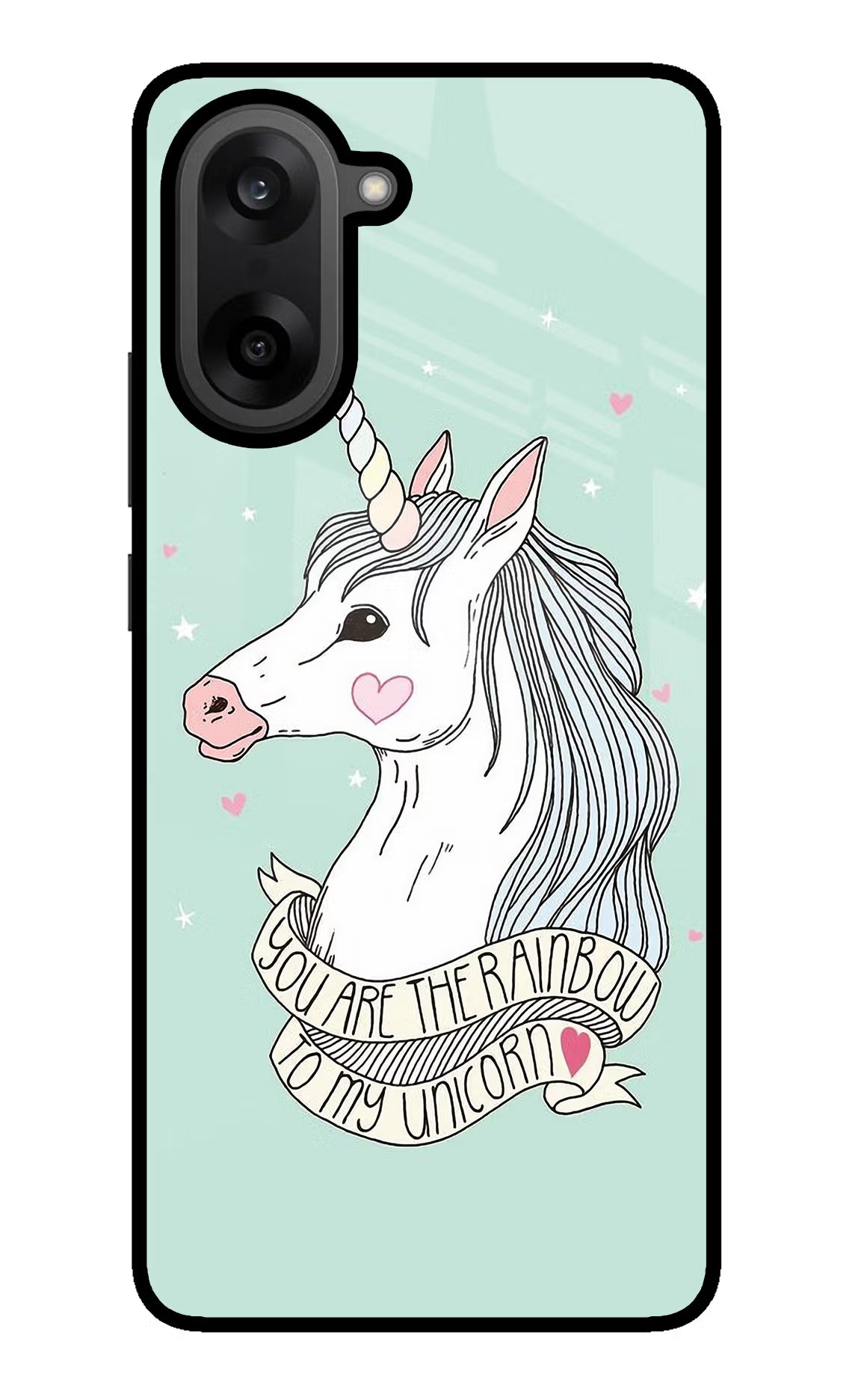 Unicorn Wallpaper OnePlus Nord CE5 Glass Case Back Cover by Casekaro