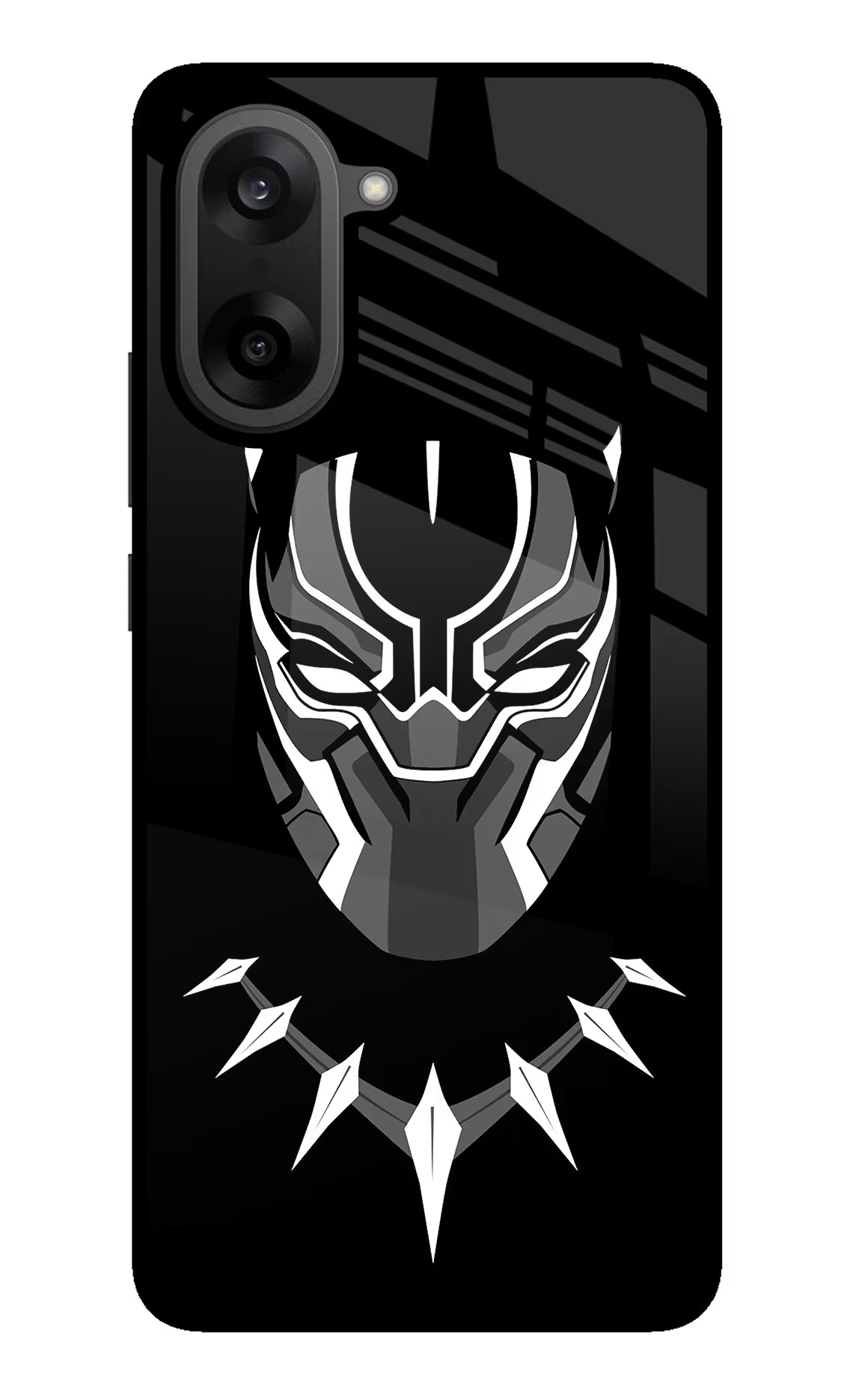 Black Panther OnePlus Nord CE5 Glass Case Back Cover by Casekaro