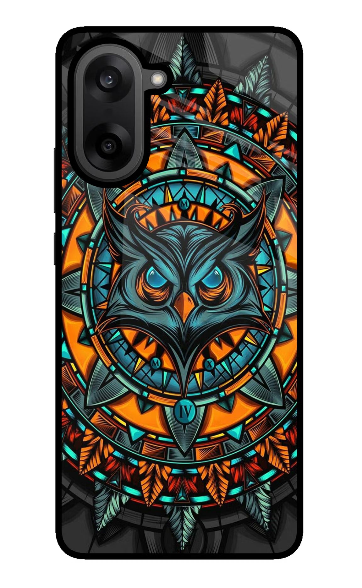 Angry Owl Art OnePlus Nord CE5 Glass Case Back Cover by Casekaro