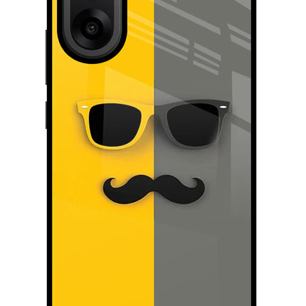 Sunglasses with Mustache OnePlus Nord CE5 Glass Case