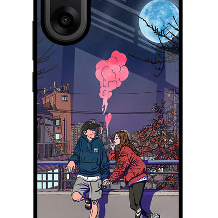 Chilling Couple OnePlus Nord CE5 Glass Case