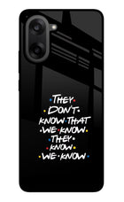 FRIENDS Dialogue OnePlus Nord CE5 Glass Case