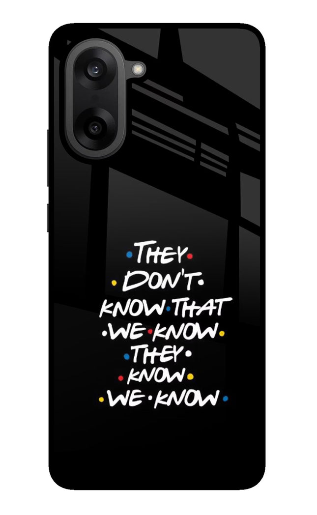 FRIENDS Dialogue OnePlus Nord CE5 Glass Case