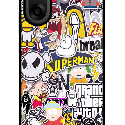 Sticker Bomb OnePlus Nord CE5 Glass Case