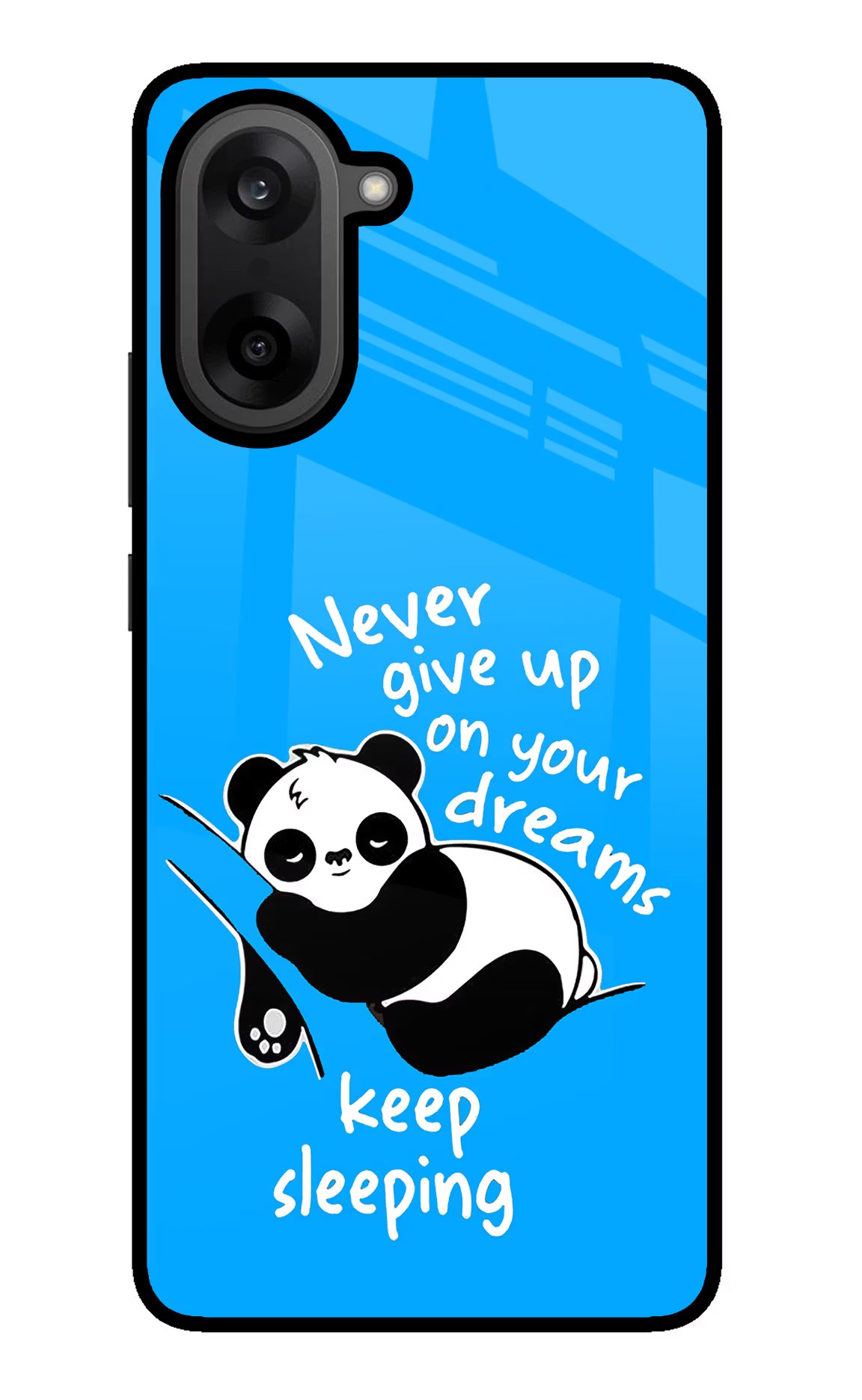 Keep Sleeping OnePlus Nord CE5 Glass Case Back Cover by Casekaro