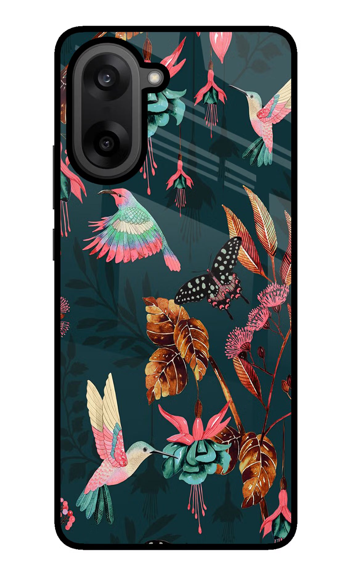 Birds OnePlus Nord CE5 Glass Case Back Cover by Casekaro
